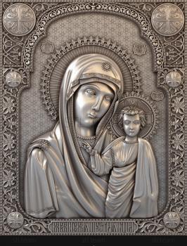 3D model Kazan Icon of the Mother of God (STL)