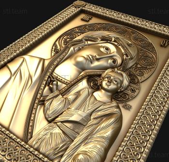 3D model Kazan Icon of the Mother of God (STL)