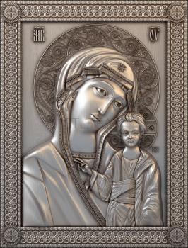 3D модель Казанская икона Божией Матери (STL)