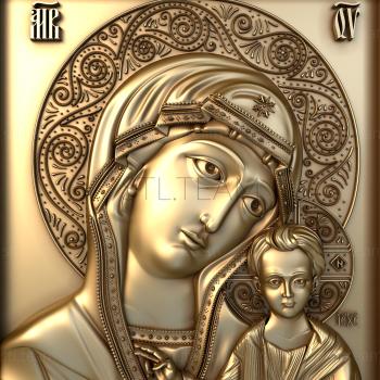 3D модель Казанская икона Божией Матери (STL)