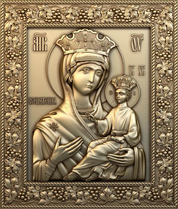 The all-blessed icon of the Mother of God
