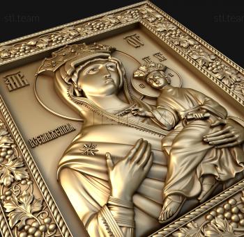 3D модель Всеблаженная икона Божией Матери (STL)