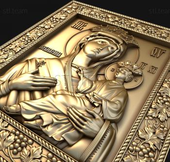 3D model The all-blessed icon of the Mother of God (STL)