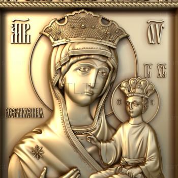 3D model The all-blessed icon of the Mother of God (STL)