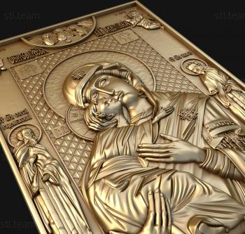 3D model Icon of the Vladimir Mother of God (STL)