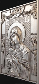 3D model Icon of the Vladimir Mother of God (STL)