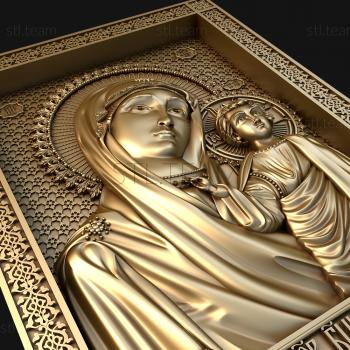 3D model The Most Holy Theotokos of Kazan (STL)
