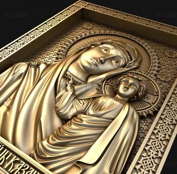 3D model The Most Holy Theotokos of Kazan (STL)