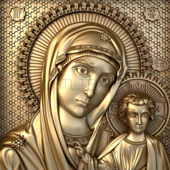 3D model The Most Holy Theotokos of Kazan (STL)