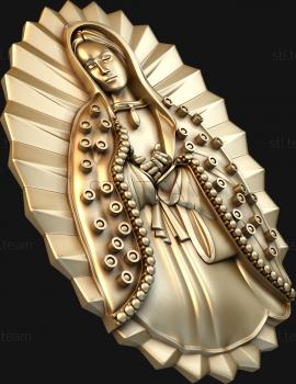 3D model Ostrobramskaya icon of the Mother of God (STL)