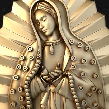 3D model Ostrobramskaya icon of the Mother of God (STL)