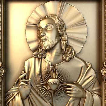 3D модель Сердце Иисуса Христа (STL)