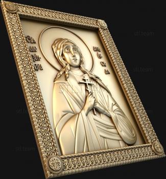 3D model Holy Martyr Alexandra of Ankir (STL)