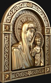 3D model Kazan Icon of the Mother of God (STL)