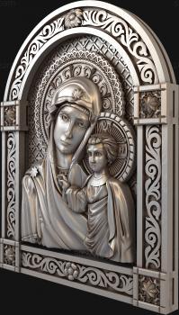 3D model Kazan Icon of the Mother of God (STL)