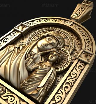 3D model Kazan Icon of the Mother of God (STL)