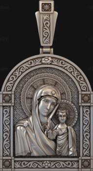 3D model Kazan Icon of the Mother of God (STL)