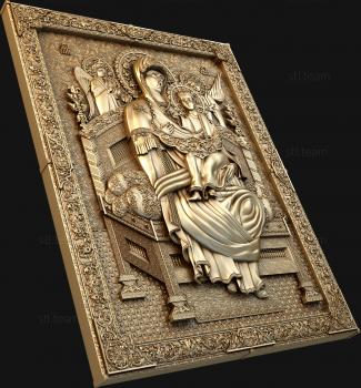 3D model Icon of the Tsaritsa enthroned (STL)