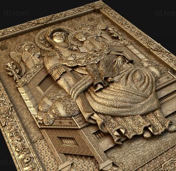 3D model Icon of the Tsaritsa enthroned (STL)