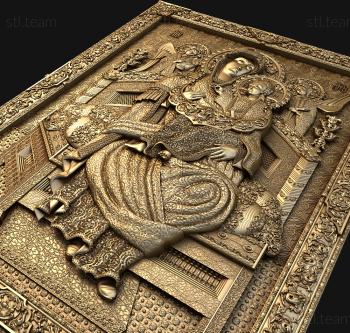 3D model Icon of the Tsaritsa enthroned (STL)