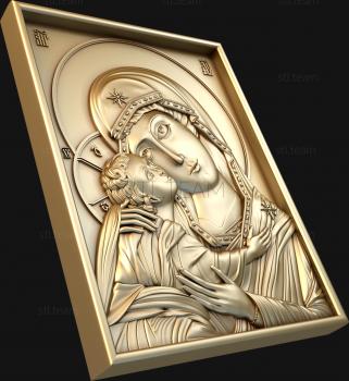 3D model Kazan Icon of the Mother of God (STL)