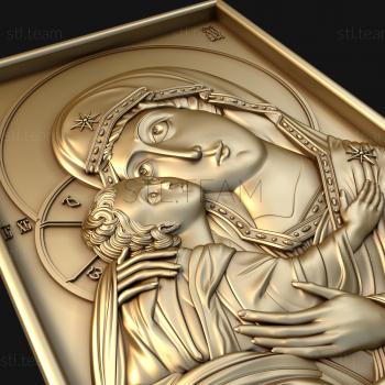 3D model Kazan Icon of the Mother of God (STL)