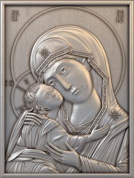 3D model Kazan Icon of the Mother of God (STL)