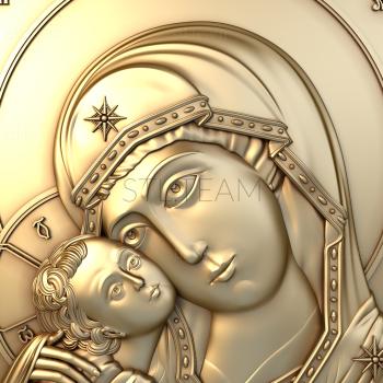 3D model Kazan Icon of the Mother of God (STL)