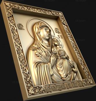 3D model The unfading color of the Most Holy Theotokos (STL)