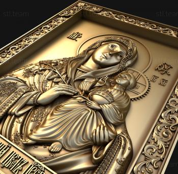 3D model The unfading color of the Most Holy Theotokos (STL)