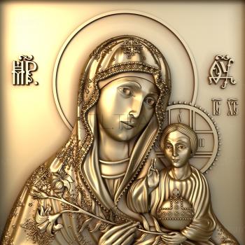 3D model The unfading color of the Most Holy Theotokos (STL)