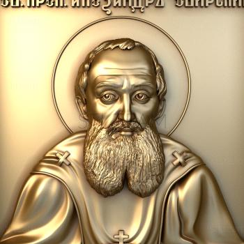 3D model St. Alexander of Svirsky (STL)