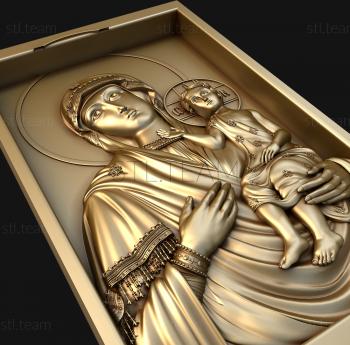 3D model Vladimirskaya Mother of God (STL)