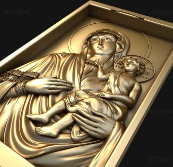 3D model Vladimirskaya Mother of God (STL)