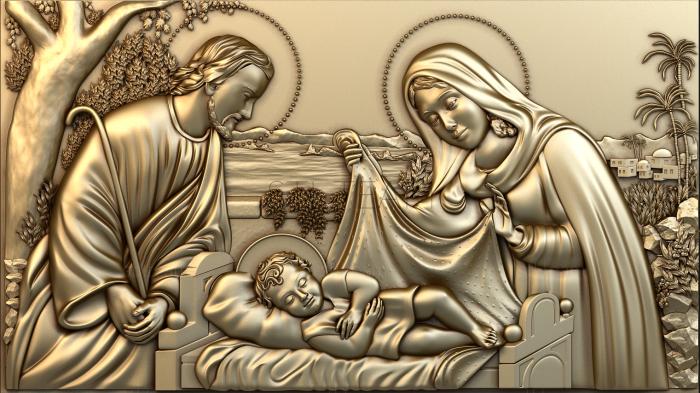 3D model Birth of Jesus Christ (STL)