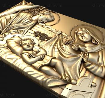 3D model Birth of Jesus Christ (STL)