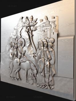 3D model The entry of Jesus Christ into Jerusalem (STL)