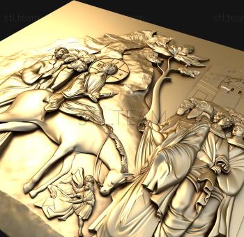 3D model The entry of Jesus Christ into Jerusalem (STL)