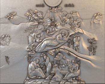 3D model Icon of the Nativity of Christ (STL)