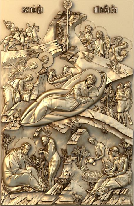 3D model Icon of the Nativity of Christ (STL)