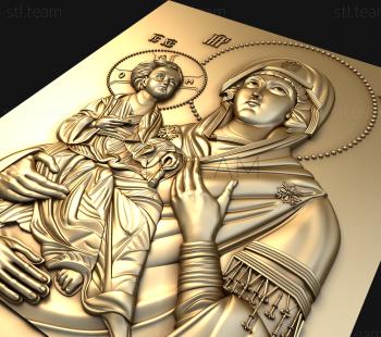 3D model Our Lady of Kazan (STL)