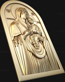 3D model Peschan icon of the Mother of God (STL)