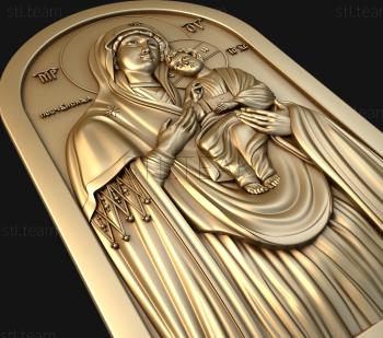 3D model Peschan icon of the Mother of God (STL)