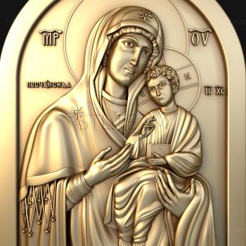 3D model Peschan icon of the Mother of God (STL)