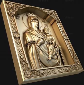 3D model Kazan Icon of the Mother of God (STL)