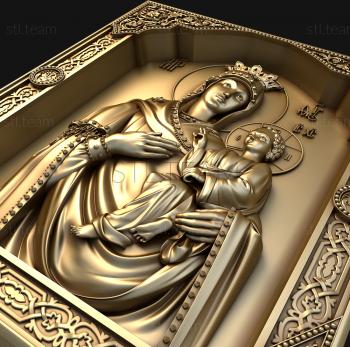 3D model Kazan Icon of the Mother of God (STL)