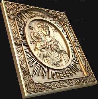 3D модель Леснинская Икона Божьей Матери (STL)