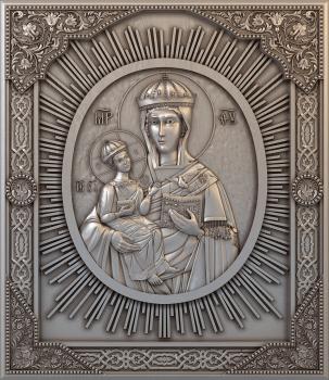 3D model Lesninskaya Icon of the Mother of God (STL)