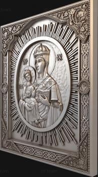 3D model Lesninskaya Icon of the Mother of God (STL)