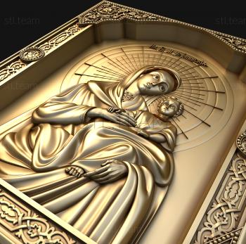 3D модель Урюпинская икона Божией Матери (STL)